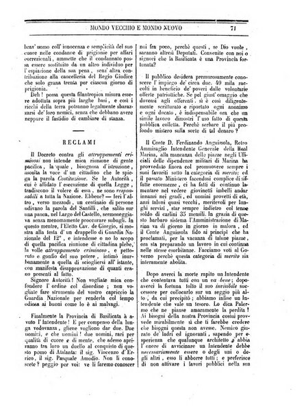 Mondo vecchio e mondo nuovo ogni giorno costa un grano