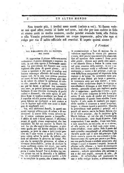 Mondo vecchio e mondo nuovo ogni giorno costa un grano