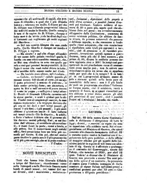 Mondo vecchio e mondo nuovo ogni giorno costa un grano