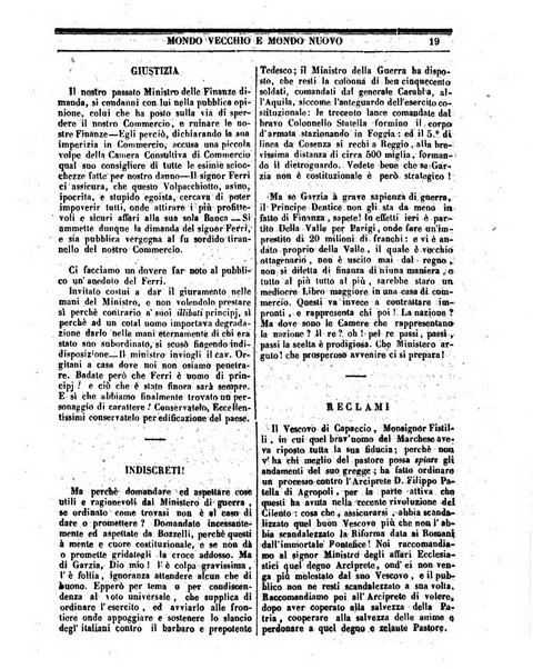 Mondo vecchio e mondo nuovo ogni giorno costa un grano