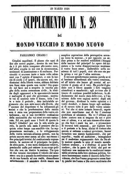 Mondo vecchio e mondo nuovo ogni giorno costa un grano