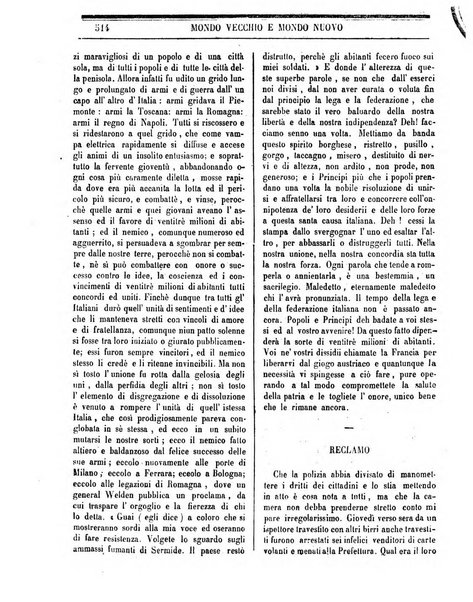 Mondo vecchio e mondo nuovo ogni giorno costa un grano