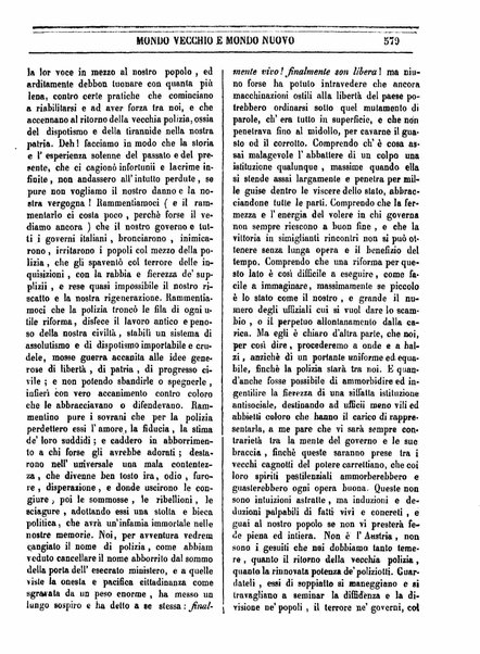 Mondo vecchio e mondo nuovo : ogni giorno costa un grano