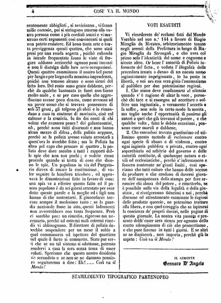 Mondo vecchio e mondo nuovo : ogni giorno costa un grano