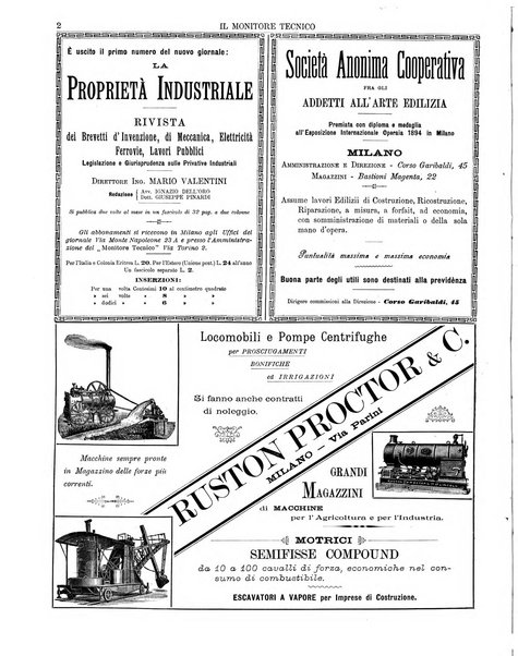 Il monitore tecnico giornale d'architettura, d'Ingegneria civile ed industriale, d'edilizia ed arti affini