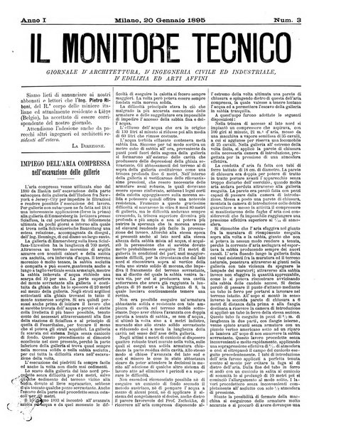 Il monitore tecnico giornale d'architettura, d'Ingegneria civile ed industriale, d'edilizia ed arti affini