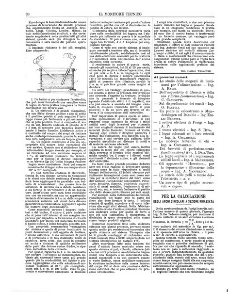 Il monitore tecnico giornale d'architettura, d'Ingegneria civile ed industriale, d'edilizia ed arti affini