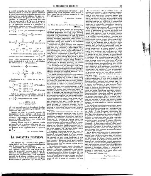 Il monitore tecnico giornale d'architettura, d'Ingegneria civile ed industriale, d'edilizia ed arti affini