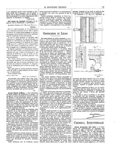 Il monitore tecnico giornale d'architettura, d'Ingegneria civile ed industriale, d'edilizia ed arti affini