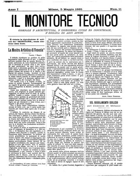 Il monitore tecnico giornale d'architettura, d'Ingegneria civile ed industriale, d'edilizia ed arti affini