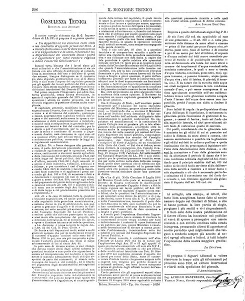 Il monitore tecnico giornale d'architettura, d'Ingegneria civile ed industriale, d'edilizia ed arti affini