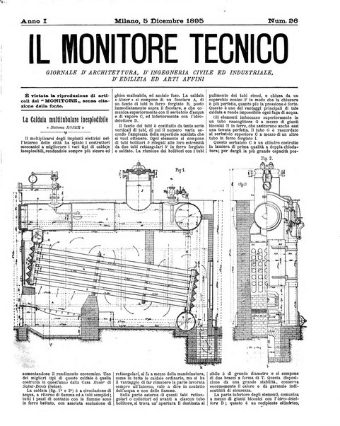 Il monitore tecnico giornale d'architettura, d'Ingegneria civile ed industriale, d'edilizia ed arti affini