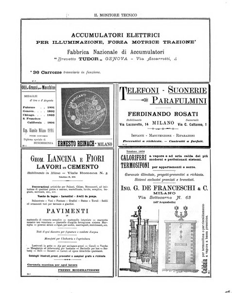 Il monitore tecnico giornale d'architettura, d'Ingegneria civile ed industriale, d'edilizia ed arti affini