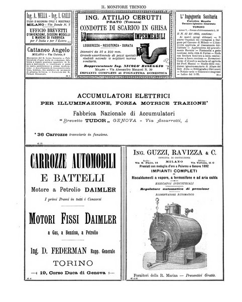 Il monitore tecnico giornale d'architettura, d'Ingegneria civile ed industriale, d'edilizia ed arti affini