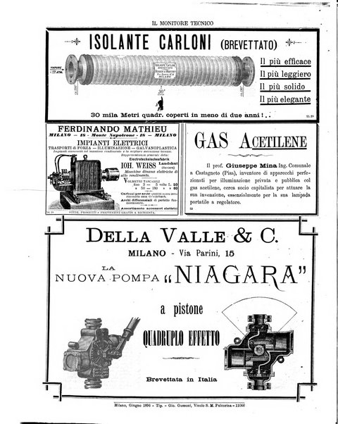 Il monitore tecnico giornale d'architettura, d'Ingegneria civile ed industriale, d'edilizia ed arti affini