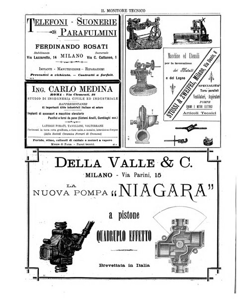 Il monitore tecnico giornale d'architettura, d'Ingegneria civile ed industriale, d'edilizia ed arti affini