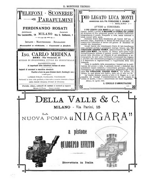 Il monitore tecnico giornale d'architettura, d'Ingegneria civile ed industriale, d'edilizia ed arti affini