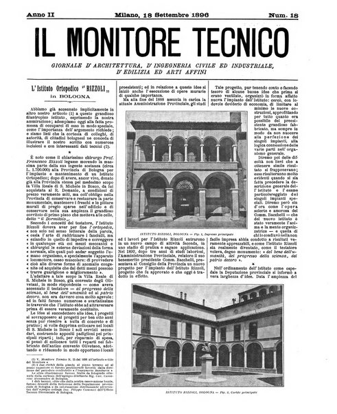 Il monitore tecnico giornale d'architettura, d'Ingegneria civile ed industriale, d'edilizia ed arti affini