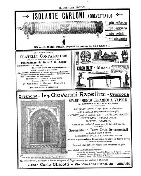 Il monitore tecnico giornale d'architettura, d'Ingegneria civile ed industriale, d'edilizia ed arti affini