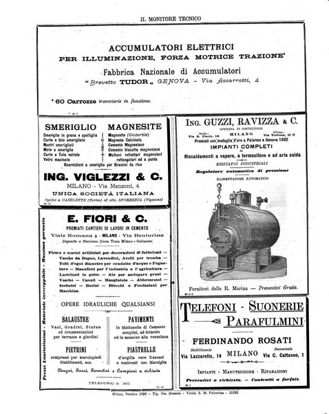 Il monitore tecnico giornale d'architettura, d'Ingegneria civile ed industriale, d'edilizia ed arti affini