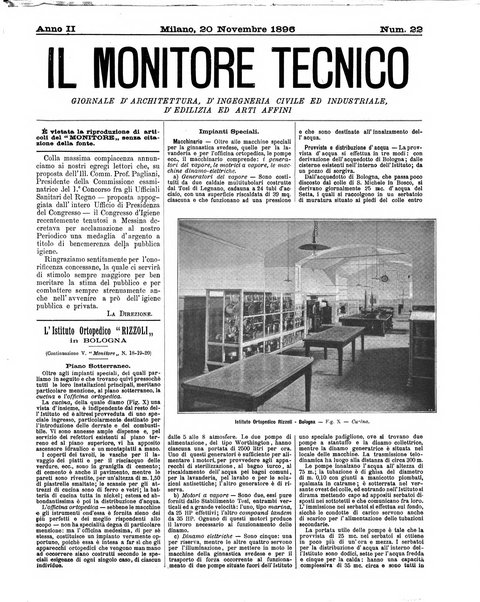 Il monitore tecnico giornale d'architettura, d'Ingegneria civile ed industriale, d'edilizia ed arti affini