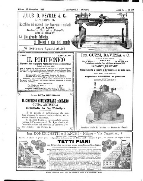 Il monitore tecnico giornale d'architettura, d'Ingegneria civile ed industriale, d'edilizia ed arti affini