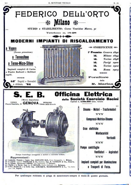 Il monitore tecnico giornale d'architettura, d'Ingegneria civile ed industriale, d'edilizia ed arti affini