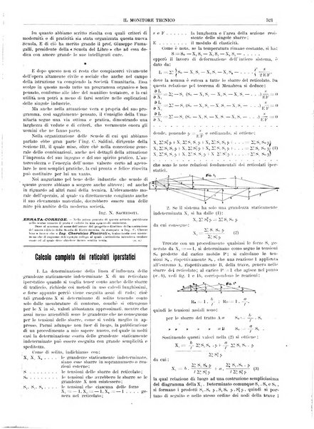 Il monitore tecnico giornale d'architettura, d'Ingegneria civile ed industriale, d'edilizia ed arti affini