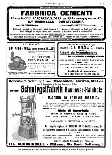 Il monitore tecnico giornale d'architettura, d'Ingegneria civile ed industriale, d'edilizia ed arti affini