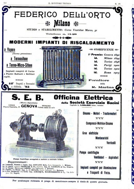 Il monitore tecnico giornale d'architettura, d'Ingegneria civile ed industriale, d'edilizia ed arti affini