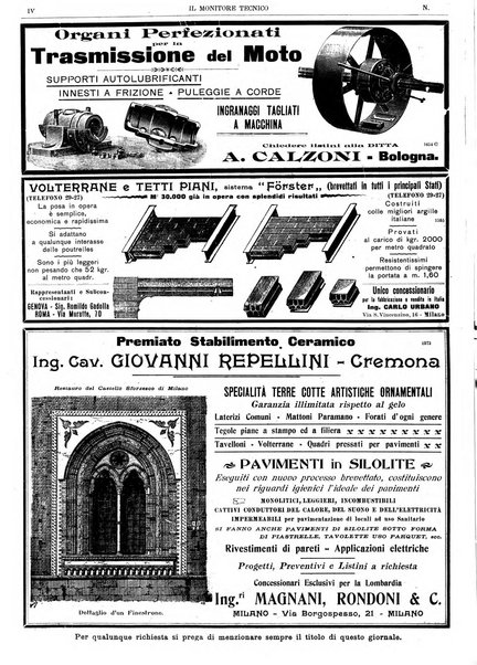 Il monitore tecnico giornale d'architettura, d'Ingegneria civile ed industriale, d'edilizia ed arti affini