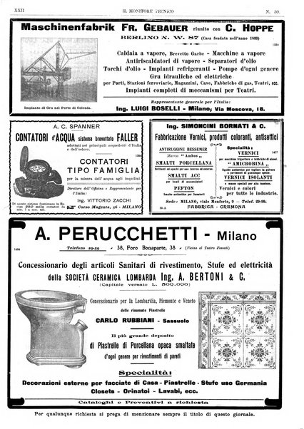 Il monitore tecnico giornale d'architettura, d'Ingegneria civile ed industriale, d'edilizia ed arti affini