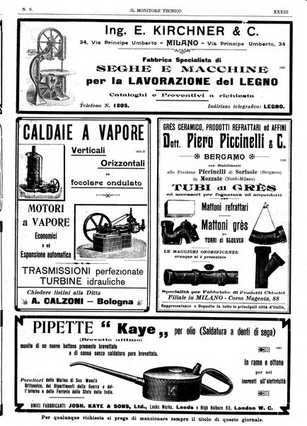 Il monitore tecnico giornale d'architettura, d'Ingegneria civile ed industriale, d'edilizia ed arti affini