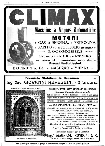 Il monitore tecnico giornale d'architettura, d'Ingegneria civile ed industriale, d'edilizia ed arti affini