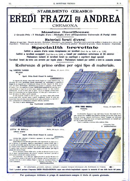 Il monitore tecnico giornale d'architettura, d'Ingegneria civile ed industriale, d'edilizia ed arti affini