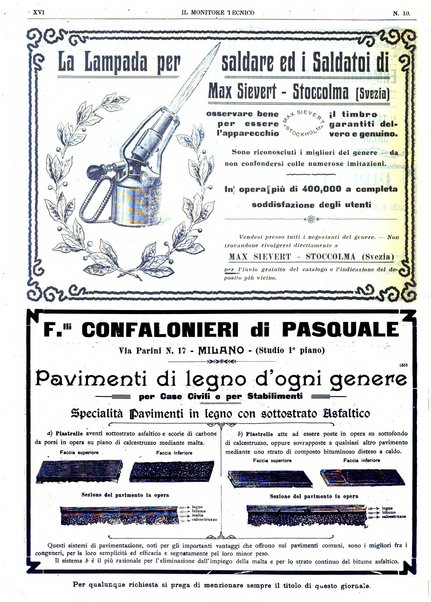 Il monitore tecnico giornale d'architettura, d'Ingegneria civile ed industriale, d'edilizia ed arti affini