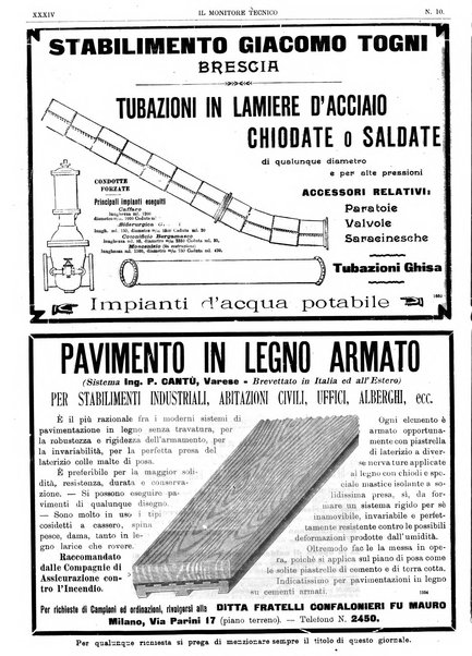 Il monitore tecnico giornale d'architettura, d'Ingegneria civile ed industriale, d'edilizia ed arti affini