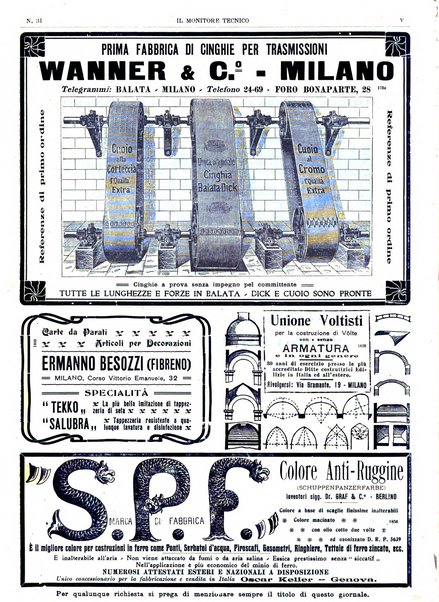 Il monitore tecnico giornale d'architettura, d'Ingegneria civile ed industriale, d'edilizia ed arti affini