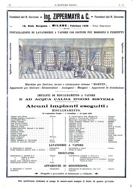 Il monitore tecnico giornale d'architettura, d'Ingegneria civile ed industriale, d'edilizia ed arti affini