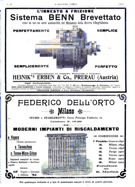 Il monitore tecnico giornale d'architettura, d'Ingegneria civile ed industriale, d'edilizia ed arti affini