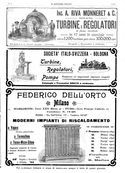 Il monitore tecnico giornale d'architettura, d'Ingegneria civile ed industriale, d'edilizia ed arti affini