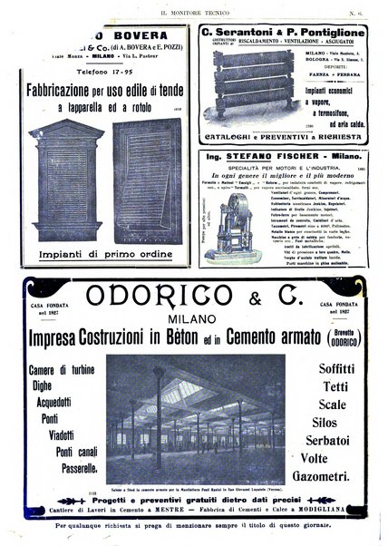 Il monitore tecnico giornale d'architettura, d'Ingegneria civile ed industriale, d'edilizia ed arti affini