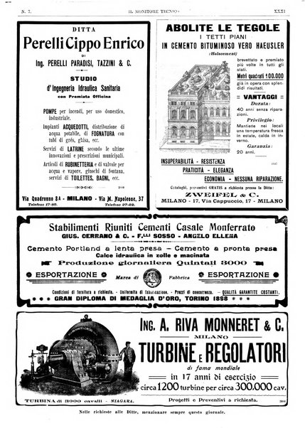 Il monitore tecnico giornale d'architettura, d'Ingegneria civile ed industriale, d'edilizia ed arti affini