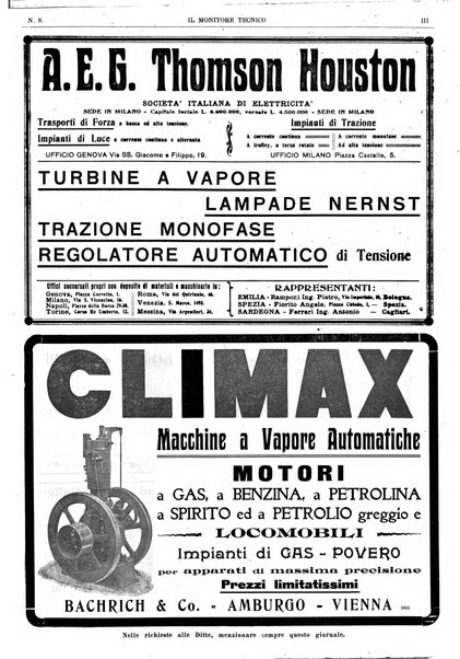 Il monitore tecnico giornale d'architettura, d'Ingegneria civile ed industriale, d'edilizia ed arti affini