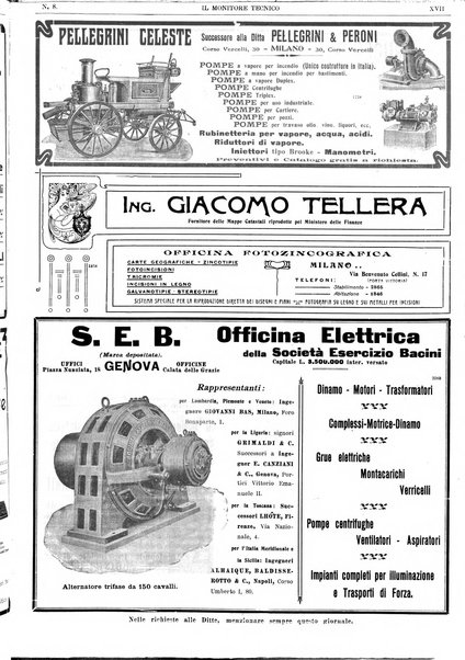 Il monitore tecnico giornale d'architettura, d'Ingegneria civile ed industriale, d'edilizia ed arti affini