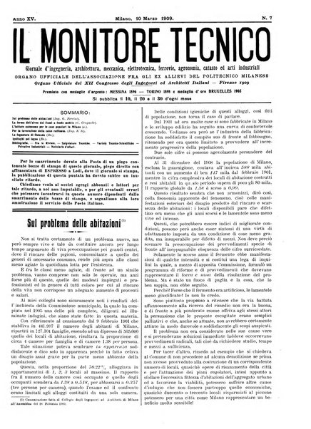 Il monitore tecnico giornale d'architettura, d'Ingegneria civile ed industriale, d'edilizia ed arti affini