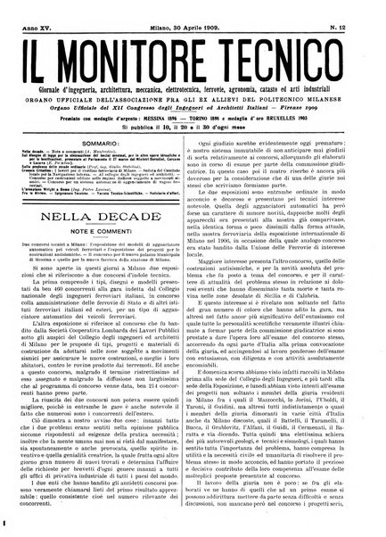 Il monitore tecnico giornale d'architettura, d'Ingegneria civile ed industriale, d'edilizia ed arti affini