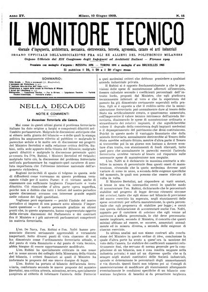 Il monitore tecnico giornale d'architettura, d'Ingegneria civile ed industriale, d'edilizia ed arti affini