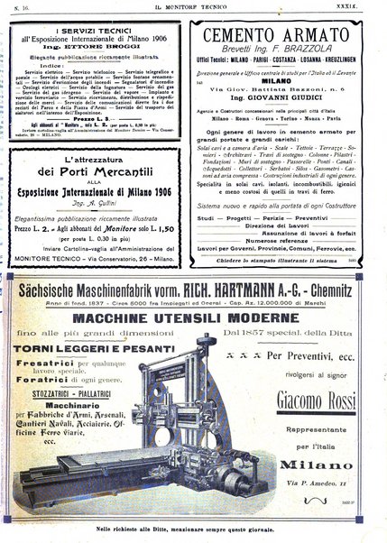 Il monitore tecnico giornale d'architettura, d'Ingegneria civile ed industriale, d'edilizia ed arti affini