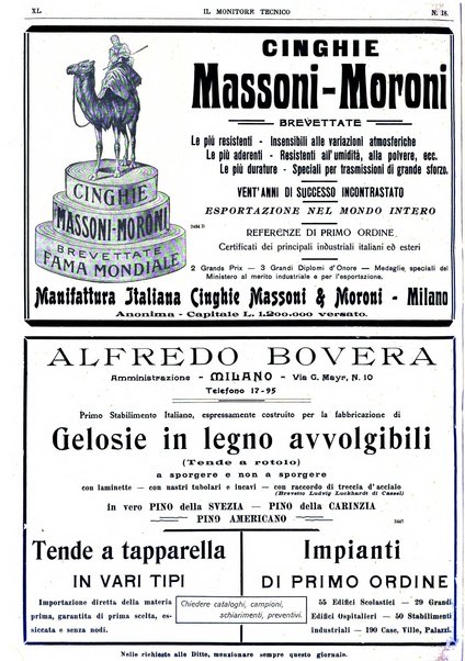 Il monitore tecnico giornale d'architettura, d'Ingegneria civile ed industriale, d'edilizia ed arti affini